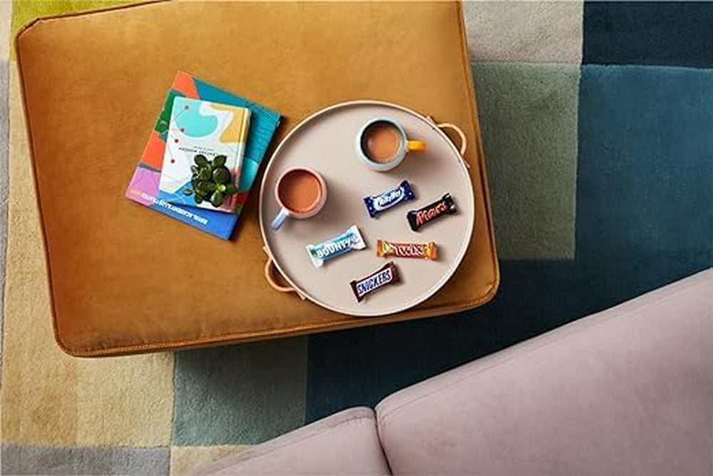 Hromadné balení mini míchané čokolády, čokoláda, 35 mini čokoládových svačin (Mars, Snickers, Bounty, Twix, Milky Way) jako sladkosti, čokoládový dárek, bonboniéra (710 g)