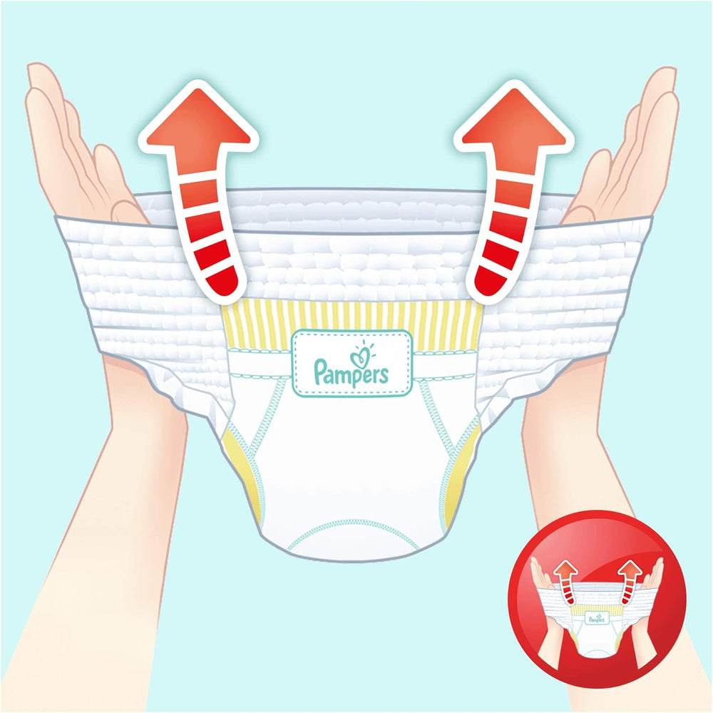 Pampers (stará verze), kalhotky, velikost 4, 9kg-15kg, tři balení (1 x 88 plen)