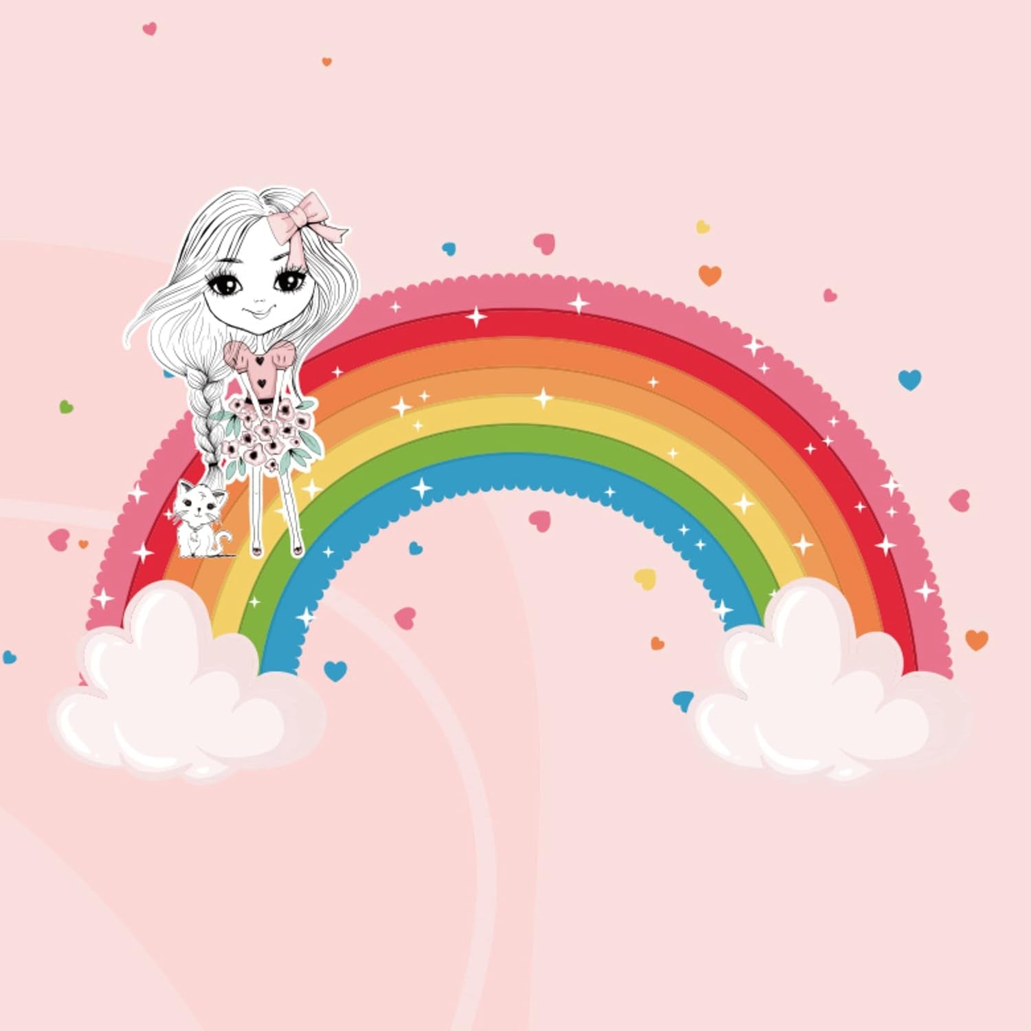 Lak na nehty Bluesky Kids - Sea Shell, Coral. Snadno odlupovací netoxický neklouzavý lak na nehty na vodní bázi pro děti 5 ml