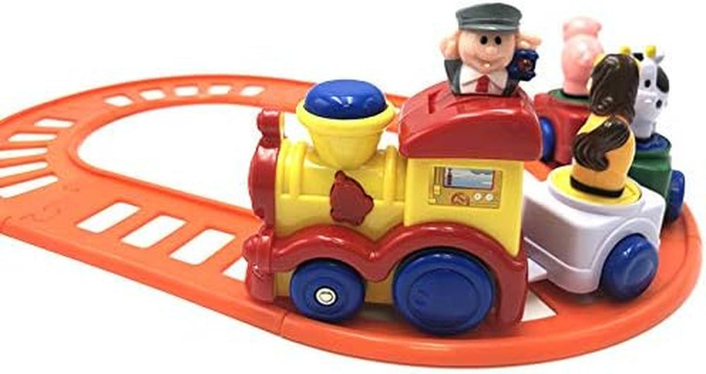 - Tren muzical Animal Farm (CPA Toy Group 68001), culoare/model asortat Jucarii Bebe Naty Shop