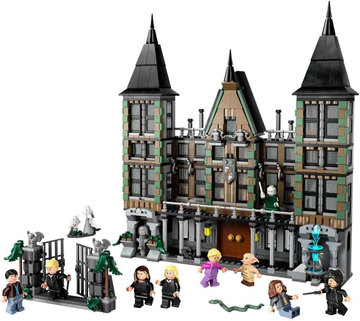 LEGO Harry Potter Malfoy Family Country Estate, fantastická hračka ke sbírání a vystavování, dárek pro chlapce, dívky a fanoušky kouzelnického světa, nápad na dárek s 9 minifigurkami 76453 Stavebnice Besuche den LEGO-Store