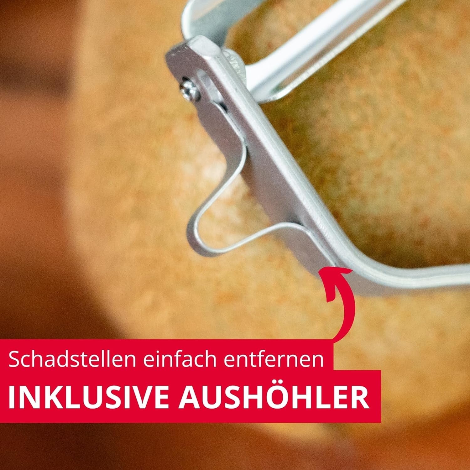 Westmark Julienne Peeler, oțel inoxidabil Peeler Naty Shop