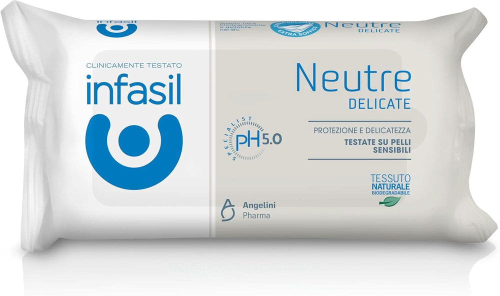 Infasil Intimate, neutrální 11 balení Dětské vlhčené ubrousky Naty Shop