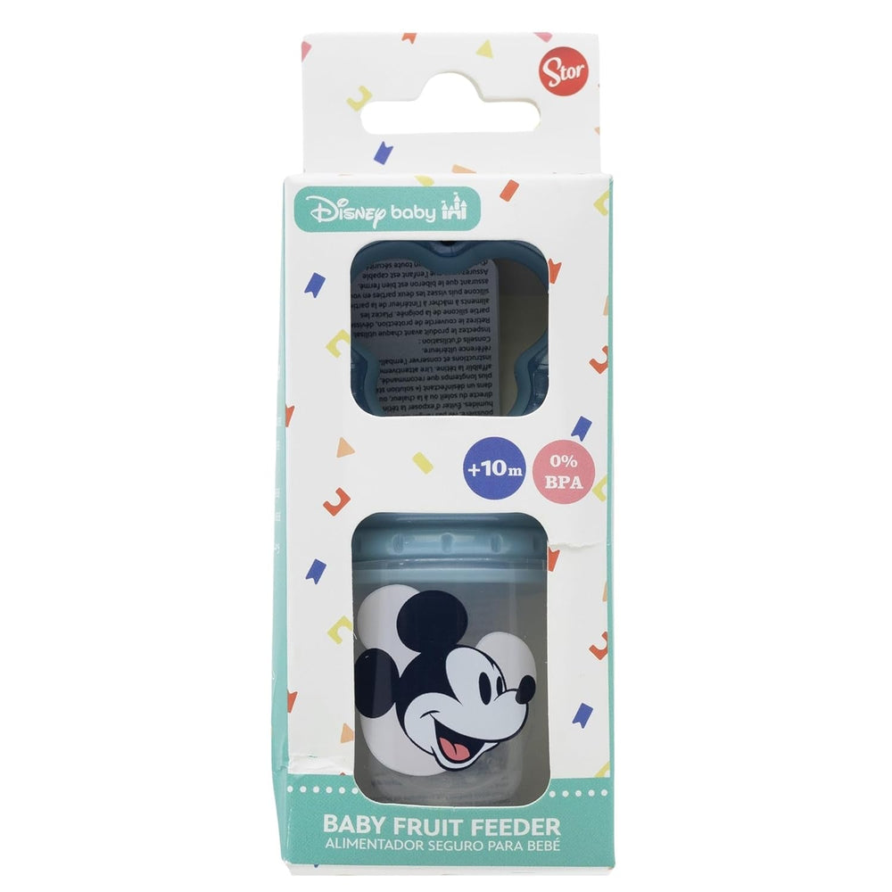 Suzetă Tataway Disney Mickey Mouse cu fructe pentru copii, fabricată din plastic fără BPA, cu funcție de sufocare, lavabilă și reutilizabilă