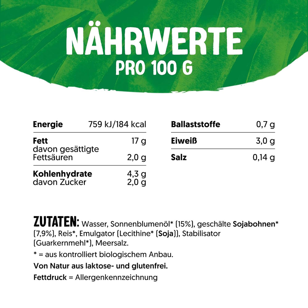 Alpro Bio Cooking Soya – Vegan Bio Kochcreme – 15 x 250 ml