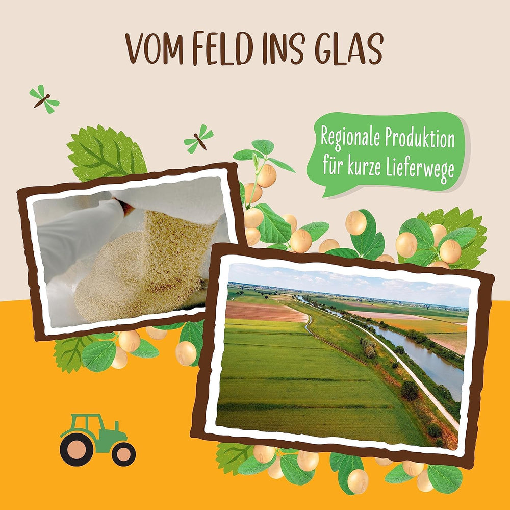 Allos Bio Sojadrink ohne Zucker | Milchalternative aus Soja | Sójový nápoj | Drink auf Pflanzenbasis | veganský nápoj | ohne zugesetzten Zucker | vegan | bez laktózy | 1 litr (6 kusů)