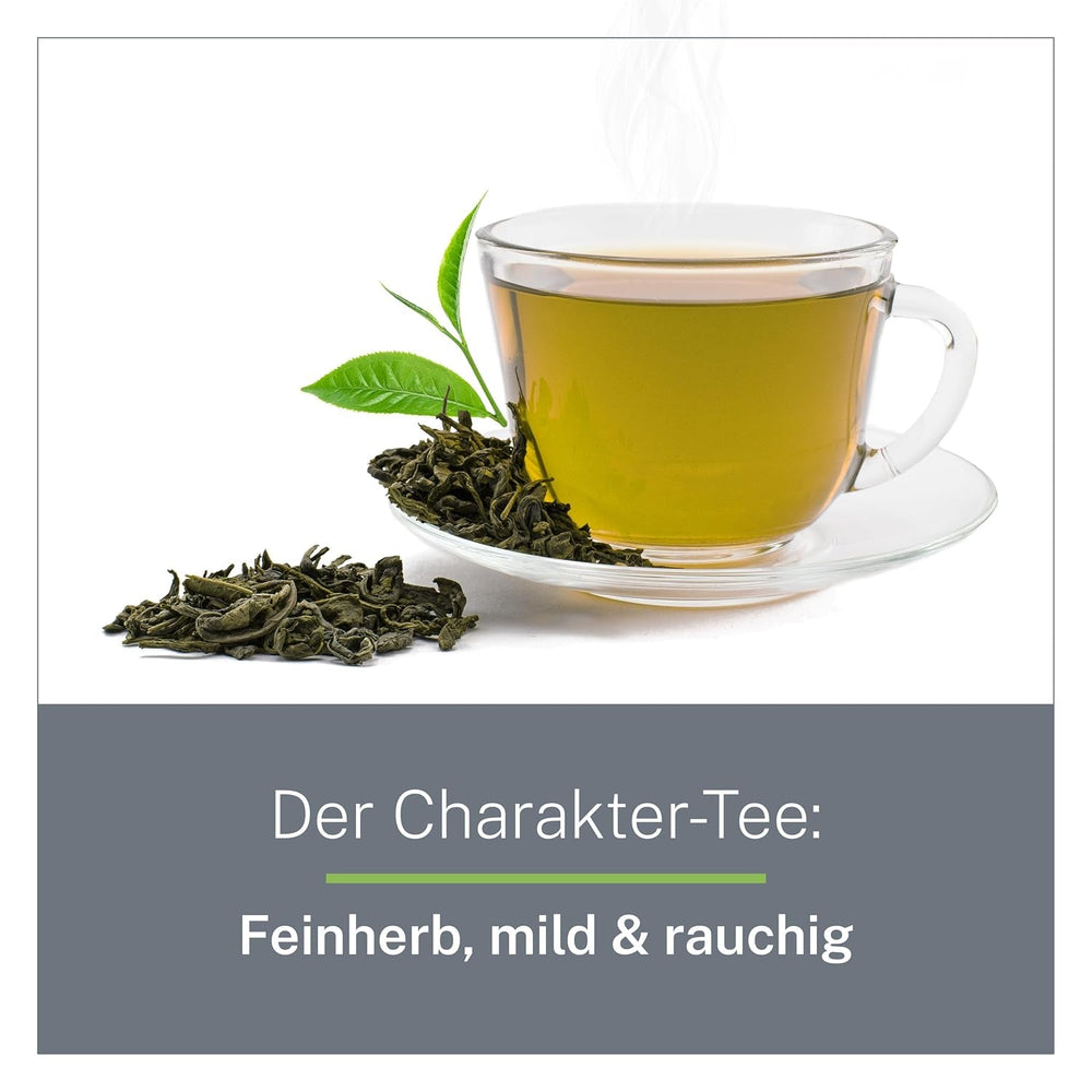 Ceai verde organic Pinhead Gunpowder vrac 1 kg – Ceai verde de înaltă calitate, organic, din China – Gust ușor afumat – Pentru gurmanzi și cunoscători de ceai – Mycupoftea