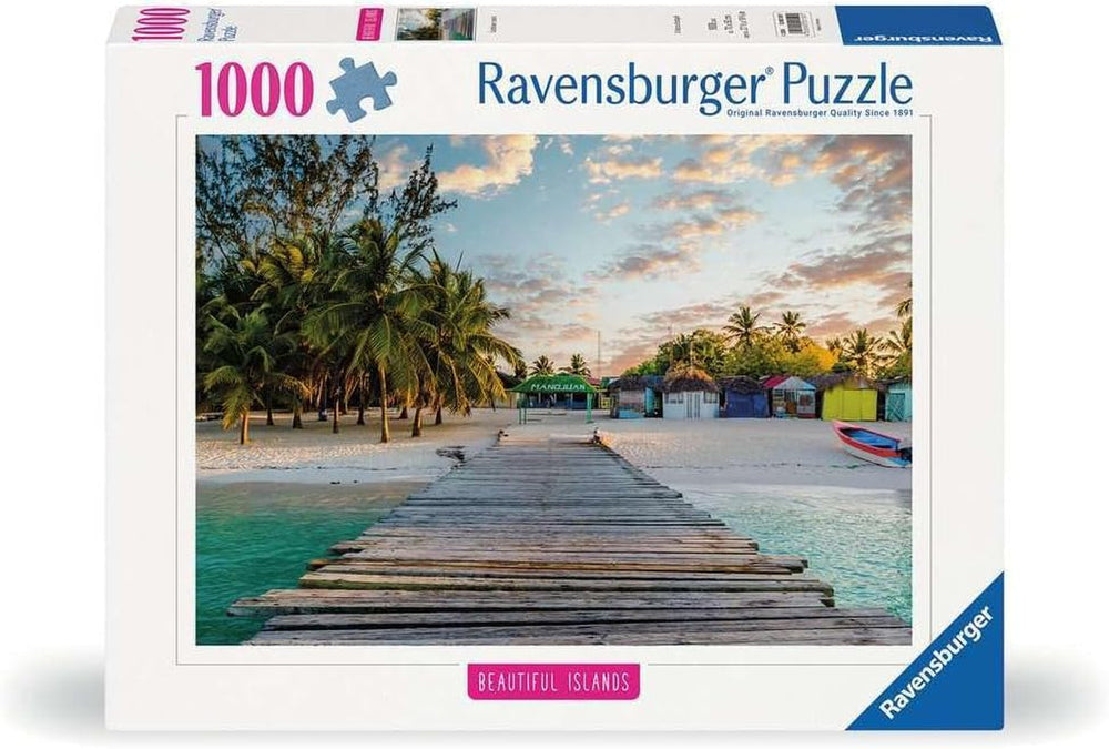 Ravensburger Puzzle Beautiful Islands 16912 - Insula Caraibe - puzzle jigsaw de 1000 de piese pentru adulți și copii de peste 14 ani Puzzle Naty Shop Design nou