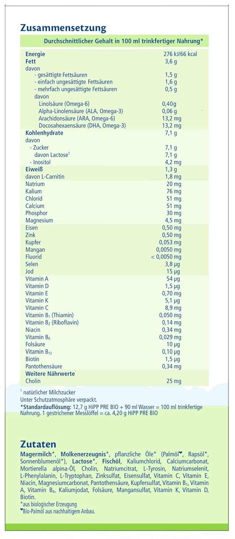 Bio kojenecké mléko HiPP PRE (4 x 600 g), od narození, obsahuje pouze laktózu jako sacharid v nejlepší bio kvalitě