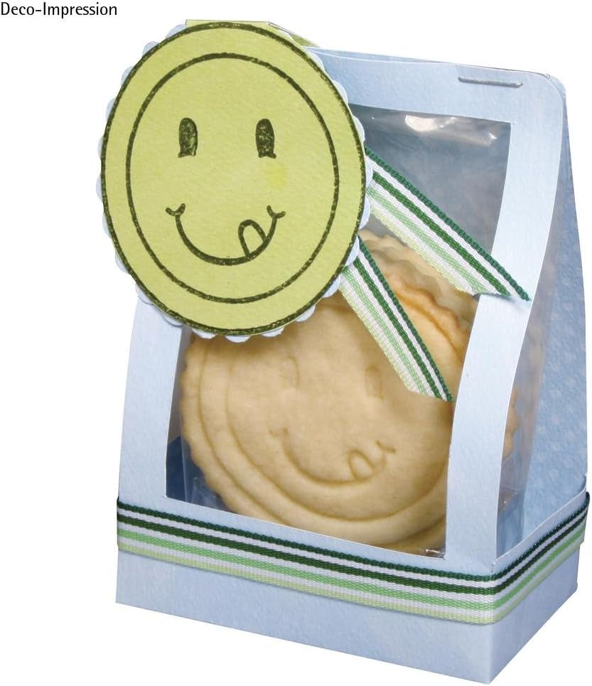 Rayher 28858000 Set de ștampile pentru fursecuri, 8 piese, cutie 1 set