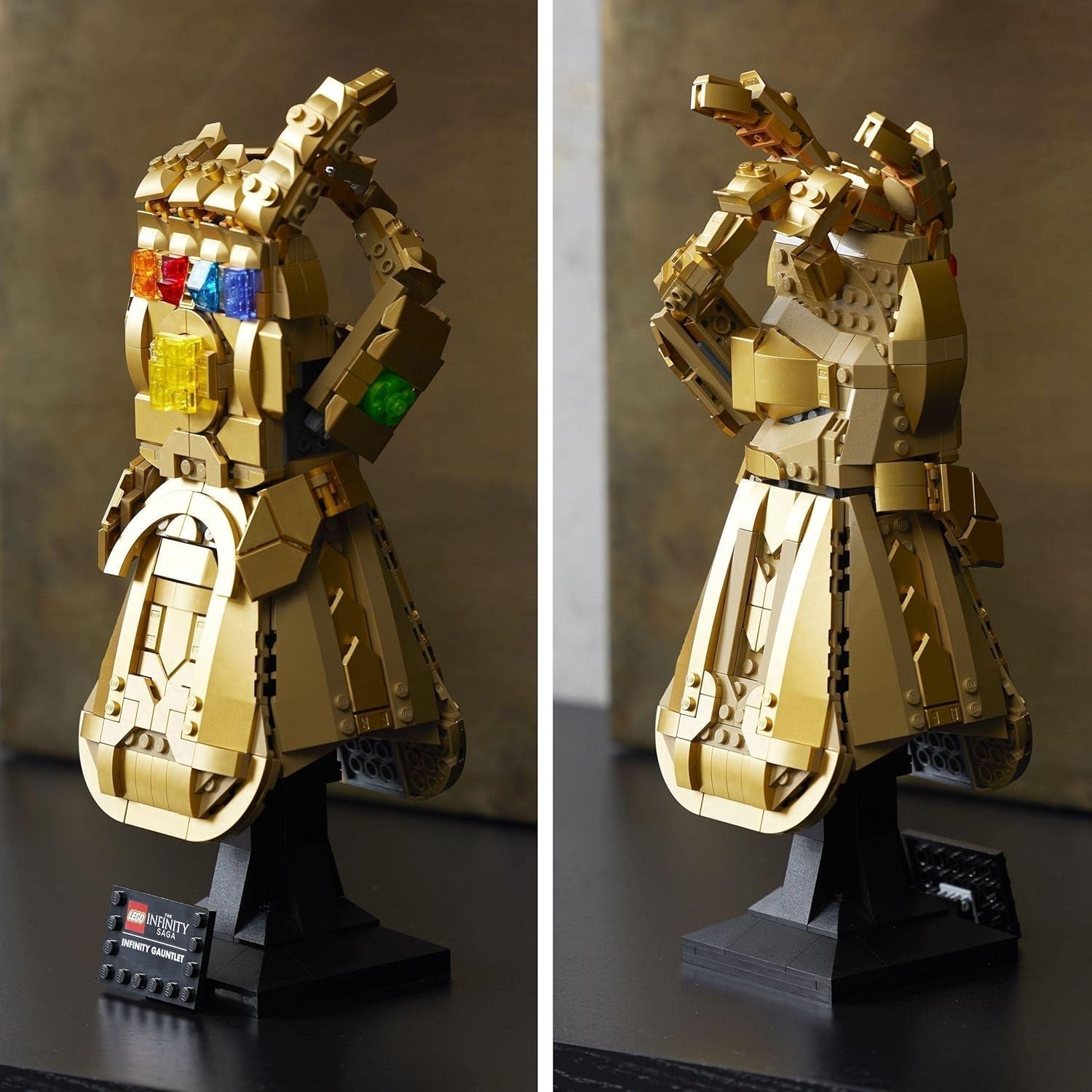 LEGO 76191 Marvel Super Heroes Rukavice na nekonečno Rukavice Avengers Model Rukavice Thanos Stavebnice pro dospělé Vějířový předmět Dárek pro muže Ženy Her Him Stavebnice Besuche den LEGO-Store