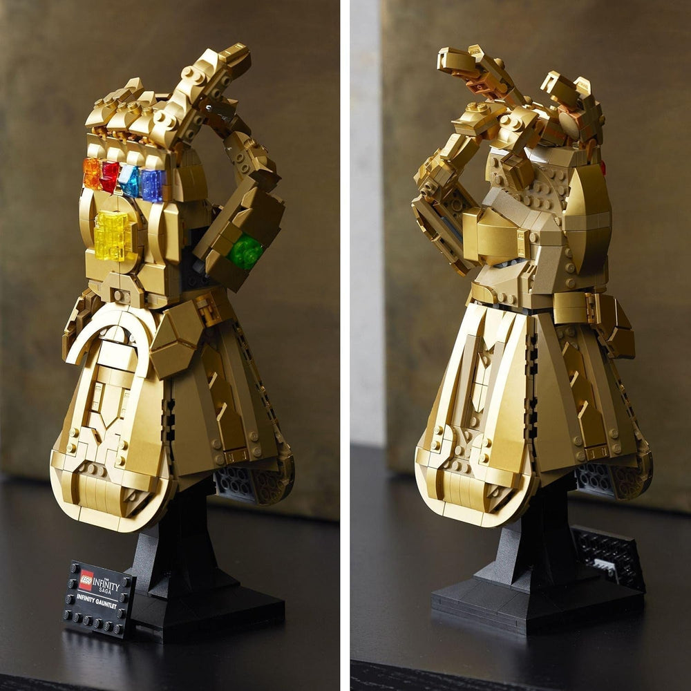 LEGO 76191 Marvel Super Heroes Rukavice na nekonečno Rukavice Avengers Model Rukavice Thanos Stavebnice pro dospělé Vějířový předmět Dárek pro muže Ženy Her Him Stavebnice Besuche den LEGO-Store