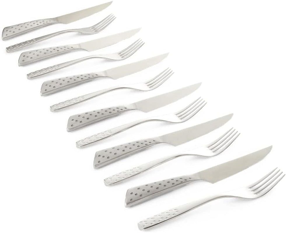 Weber Deluxe Steak Set, 6 piese, oțel inoxidabil design Monobloc, ascuțit extra, mâner ergonomic Bucatarie Naty Shop