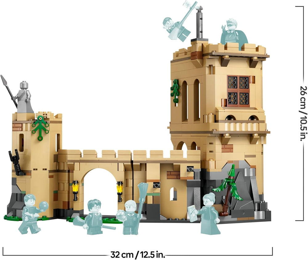 LEGO Harry Potter Schloss Hogwarts: Flugstunden, Abenteuer-Spielset se 6 minifigurkami zum Sammeln, vč. Draco Malfoy a profesorka McGonagallová, Rollenspiel Set für Jungen und Mädchen ab 9 Jahren 76447