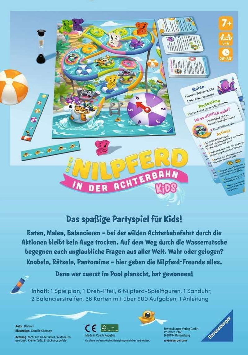 Ravensburger 22361 - Hroch z Roller Coaster Kids - desková hra pro děti a rodiny od 7 let pro 3-6 hráčů - společenská hra, silvestrovská hra, hra pro děti