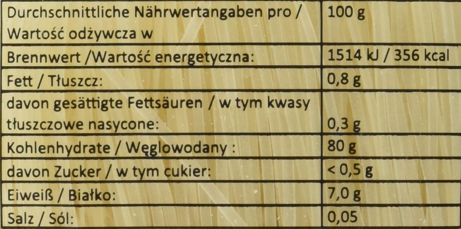 Rýžové nudle – thajské, 1 mm široké nudle z rýžové stuhy, vyrobené z rýžové mouky – 17 x 400 g