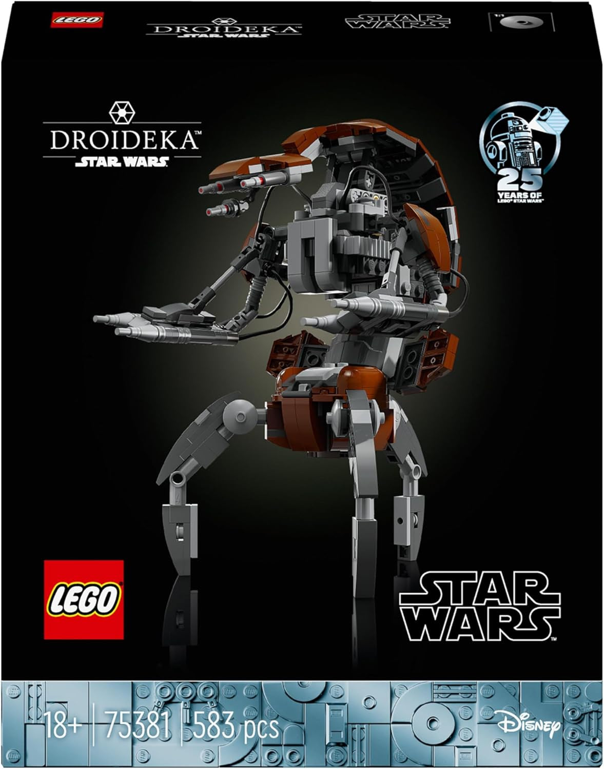Sada droideka LEGO Star Wars, sada modelu droida pro dospělé, dekorace na stůl, sběratelská sada, nápad na dárek pro muže a ženy 75381 Stavebnice Besuche den LEGO-Store