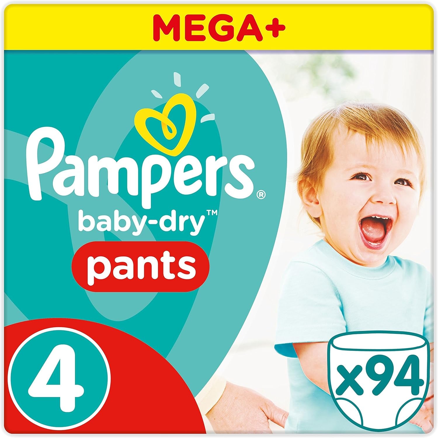 Pampers (stará verze), kalhotky, velikost 4, 9kg-15kg, tři balení (1 x 88 plen)