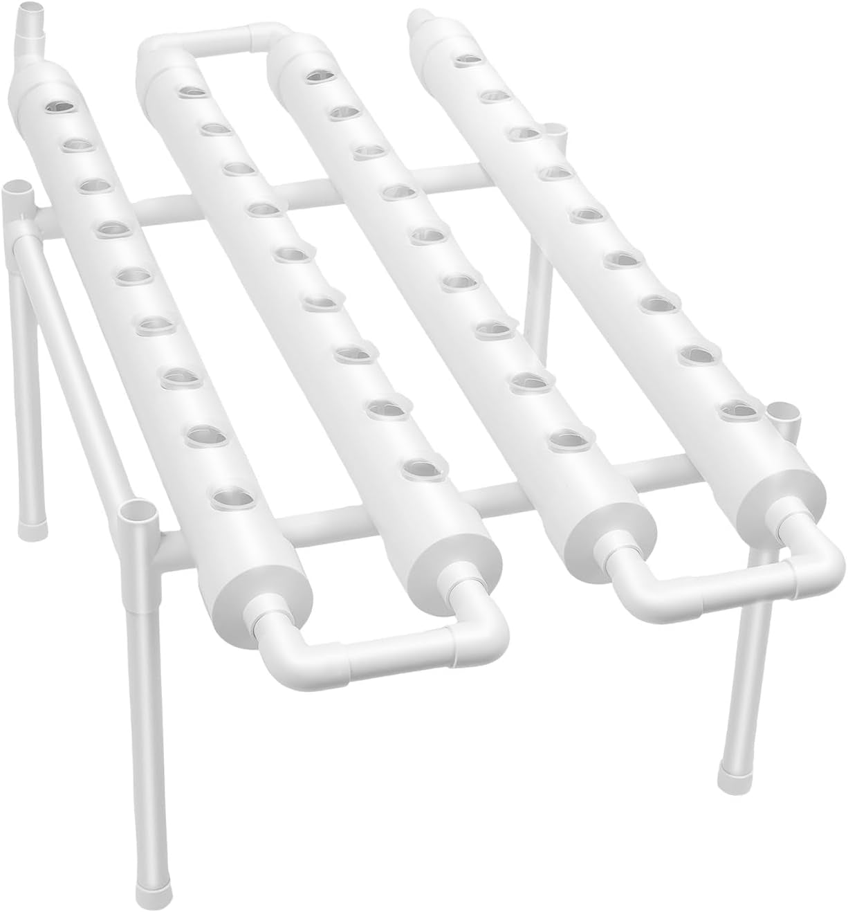 Hydroponická vertikální 1 vrstva 36 pozic Hydroponická věž 3,5 x 4,5 cm Hydroponický koš Zahradní vertikální pěstební box Kompletní sada Hydroponický experiment