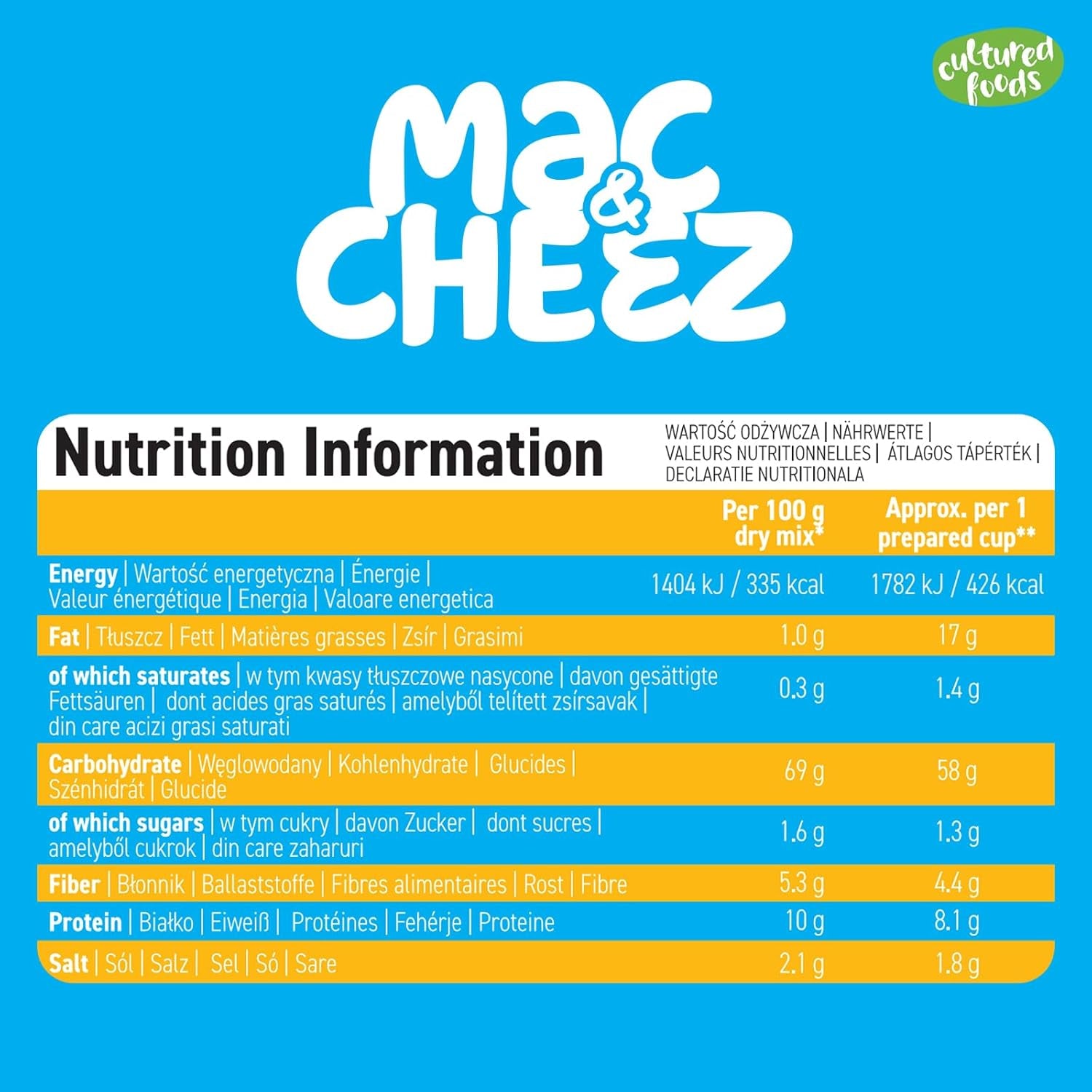 Kultivovaná jídla Vegan 3-er Set Vegan Mac And Cheese, Gouda Sauce, Cheddar Sauce, Laktosefrei Glutenfrei MAC & CHEEZ CHEATCHEEZ