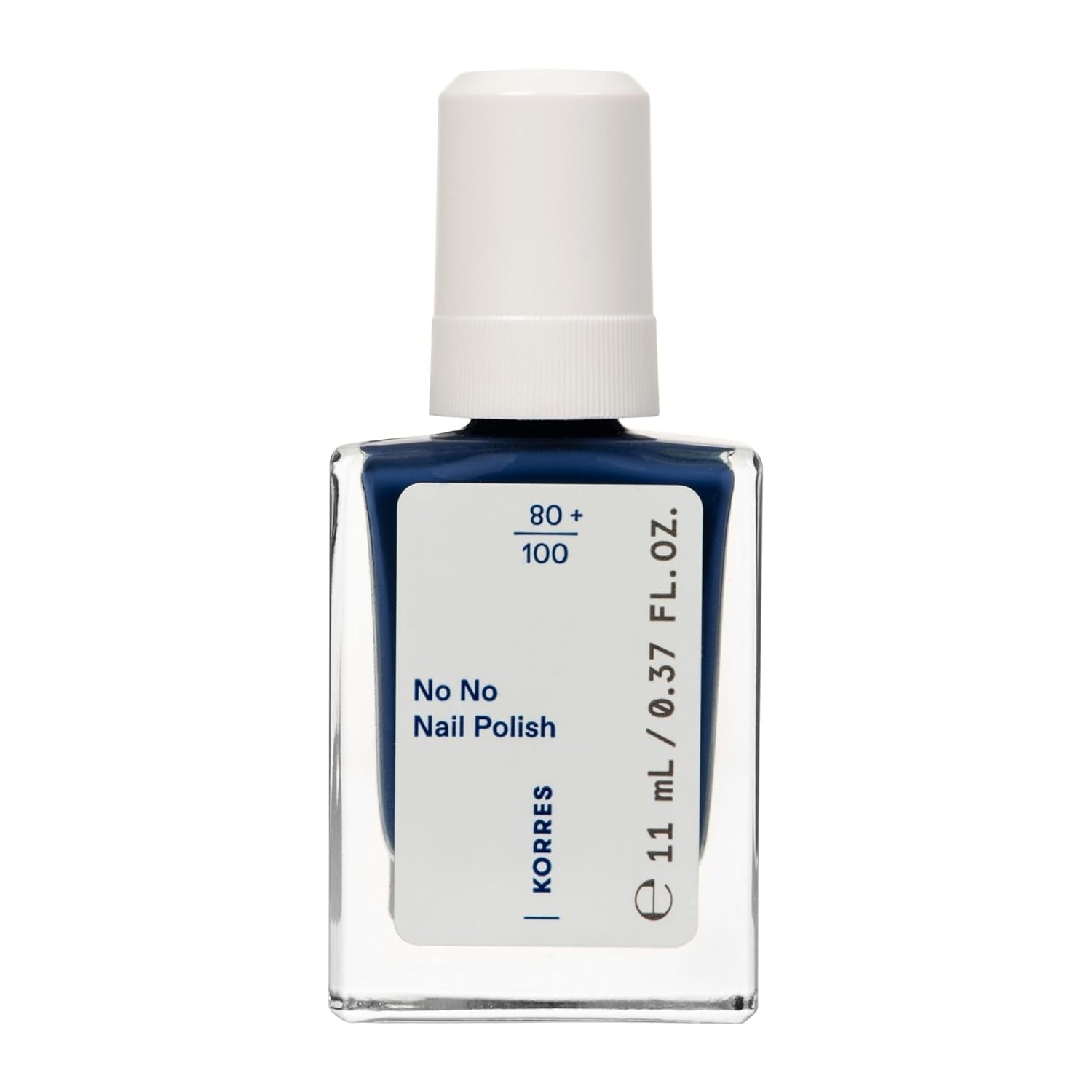KORRES No No báze laku na nehty - 10% veganská báze bez uvolňování, pro dlouhotrvající barvu odolnou proti odlupování, 11 ml - přirozeně pěstěné nehty, bez škodlivých látek