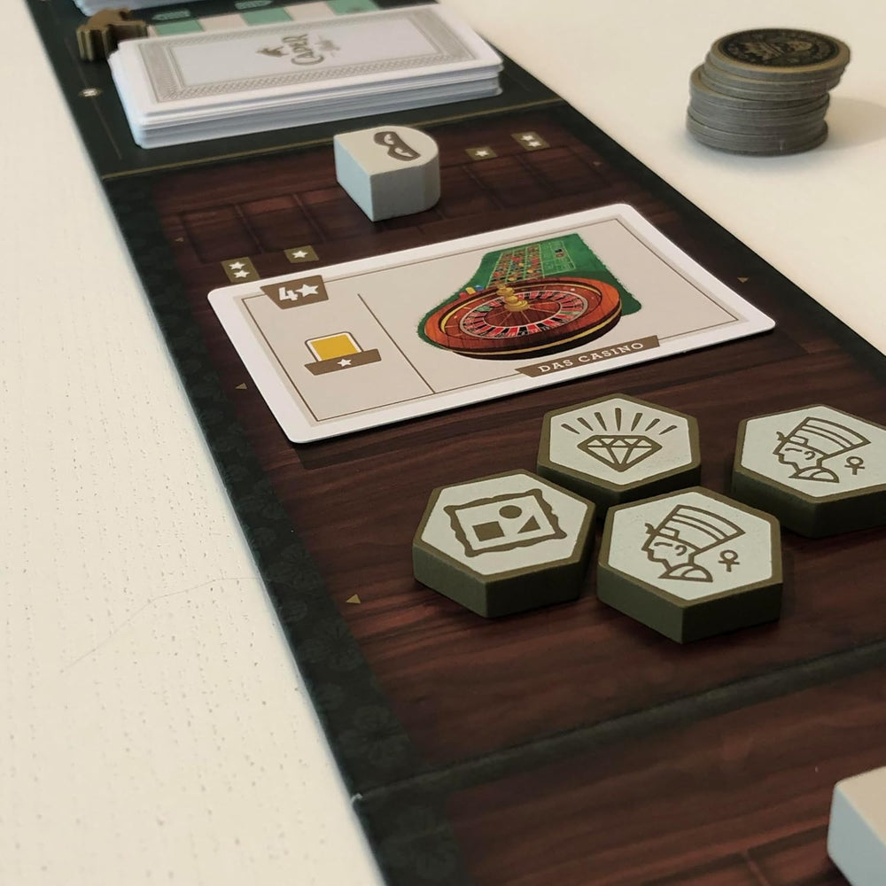 Feuerland Spiele Caper Europe Games, 216 mm x 216 mm x 70 mm, neutrální/klasický (černá, bílá, šedá)