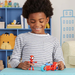 SPIDEY a JEHO ÚŽASNÍ PŘÁTELÉ Hračka na motorku Marvel Spidey pro chlapce a dívky od 3 let Akční figurky Naty Shop