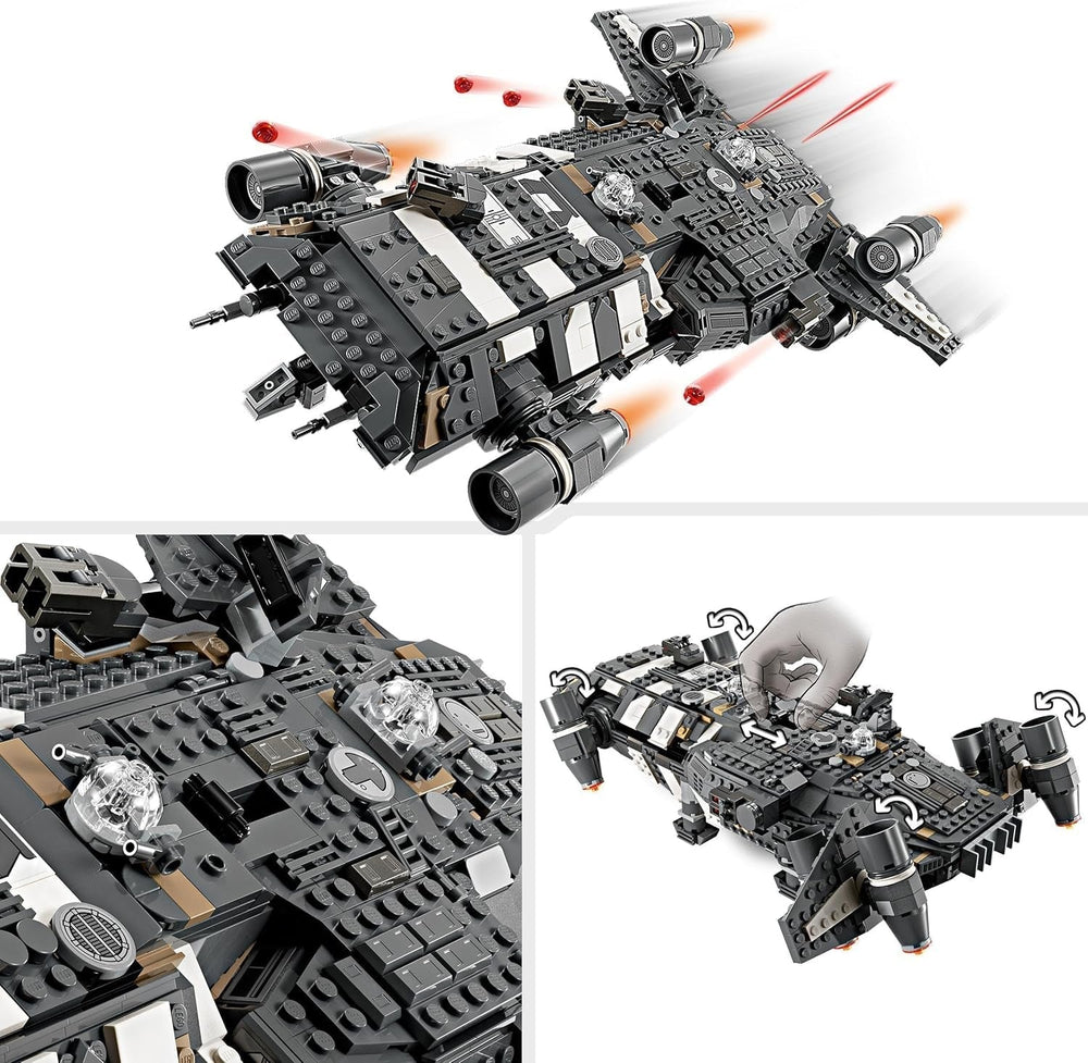 LEGO Star Wars: Skeleton Crew Onyx Cinder, sestavitelná a sběratelská hvězdná loď pro chlapce a dívky s 5 postavami, nápad na dárek pro fanoušky od 10 let 75374 Stavebnice Besuche den LEGO-Store