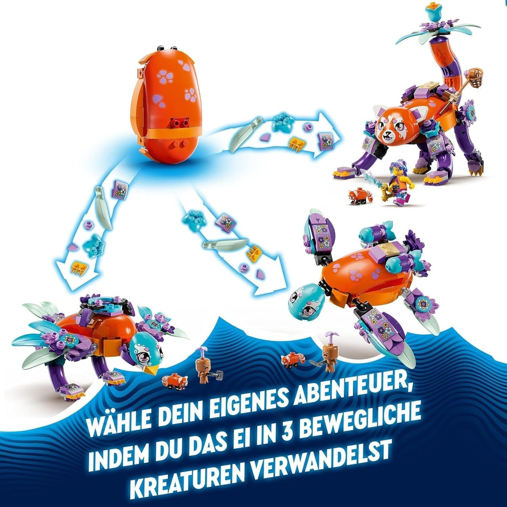 LEGO Dreamzzz 3 v 1 Izzies Dream Animals, Kouzelné vajíčko s minifigurkami Izzy a Dizzy a figurkami zvířat, Fantasy herní sada, Dárek pro dívky a chlapce 8 let 71481 Stavebnice Besuche den LEGO-Store