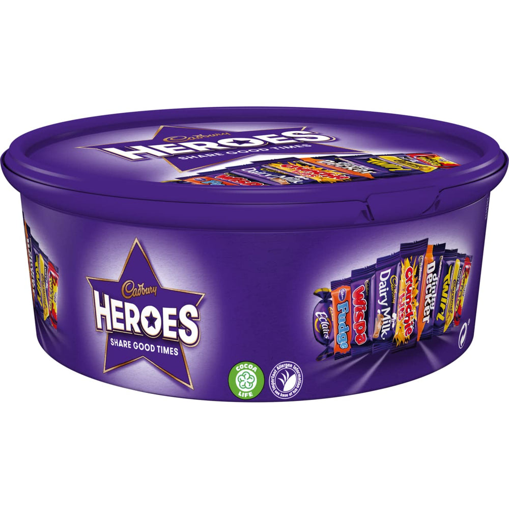 Čokoládová krabička Heroes 550g