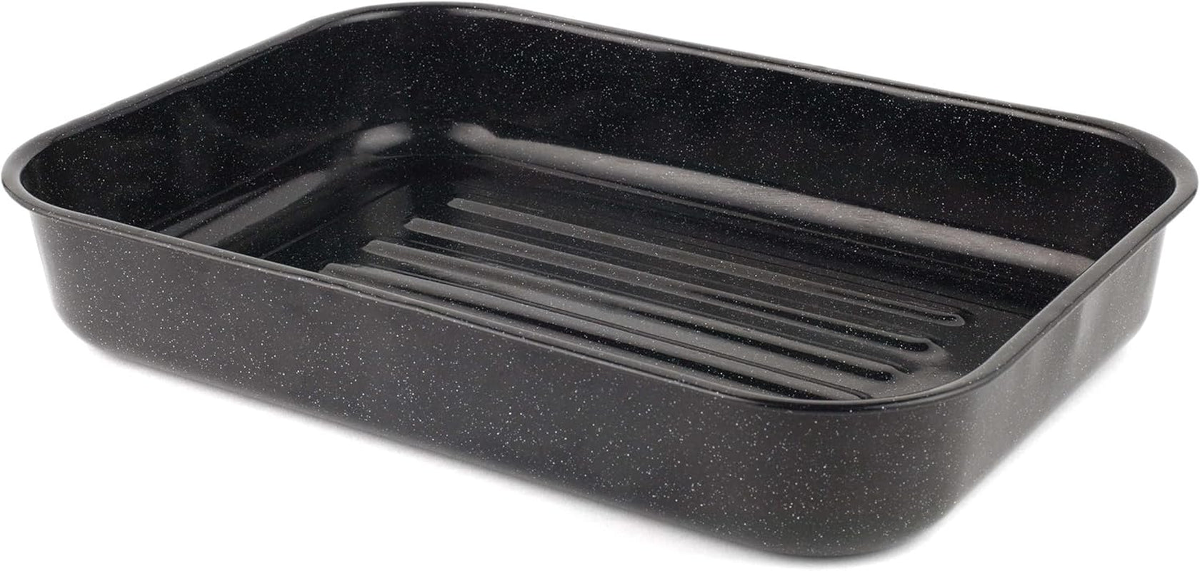Russell Hobbs CW9161 Romano 34Cm Smaltovaný Bräter - Mit Gitter, Rechteckige Auflaufform Mit Rost, Spülmaschinenfest Ofenform, Grill Auflaufform, Bratform Für Backofen Ofenbeständig Bis 230° Formy a plechy na pečení 42C Natym Shop