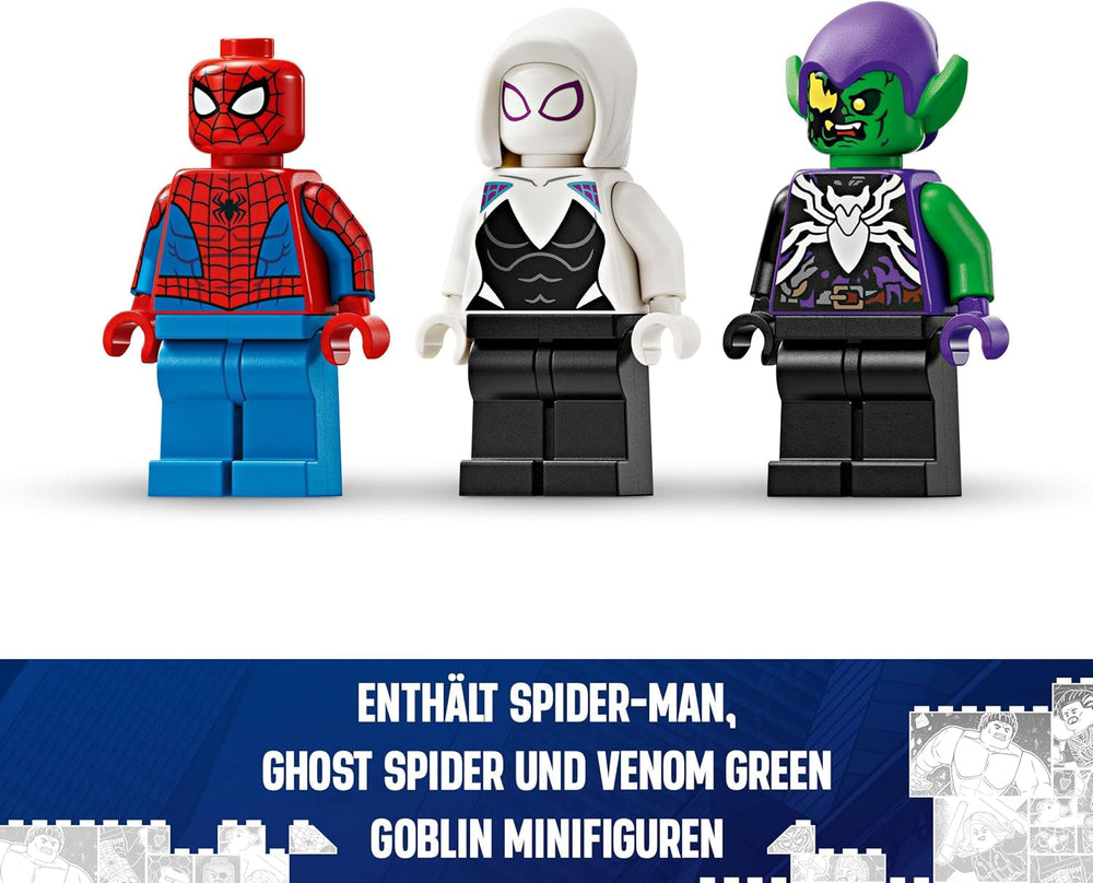 LEGO Marvel Spider-Man závodní auto a Venom Green Goblin, Spidey Role Play Hračka s figurkami superhrdinů a sestavitelným autem, Dárek pro děti, chlapce a dívky 7 let 76279 Stavebnice Beuche den LEGO-Store