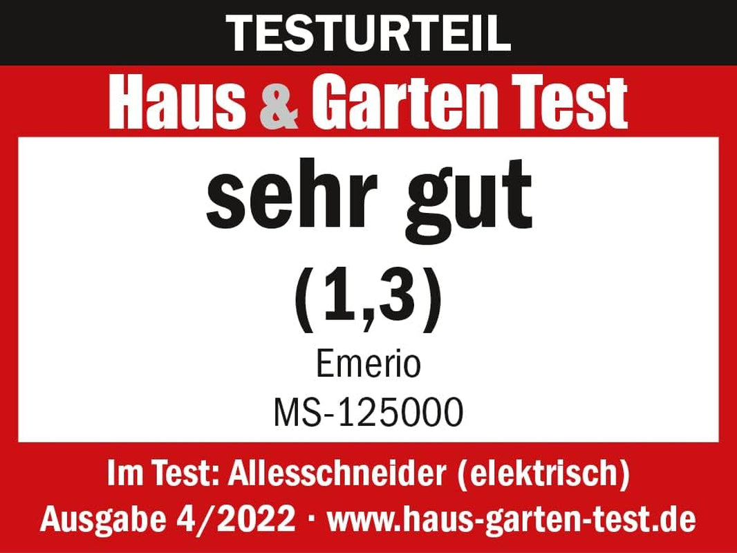Emerio Univerzální kráječ "Made in EU" MS-125000, čepel z nerezové oceli vyrobena v Německu, nastavitelná 0-17 mm, 100 W Skartovačky a kráječe Naty Shop