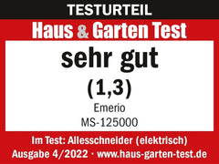 Emerio Univerzální kráječ "Made in EU" MS-125000, čepel z nerezové oceli vyrobena v Německu, nastavitelná 0-17 mm, 100 W Skartovačky a kráječe Naty Shop