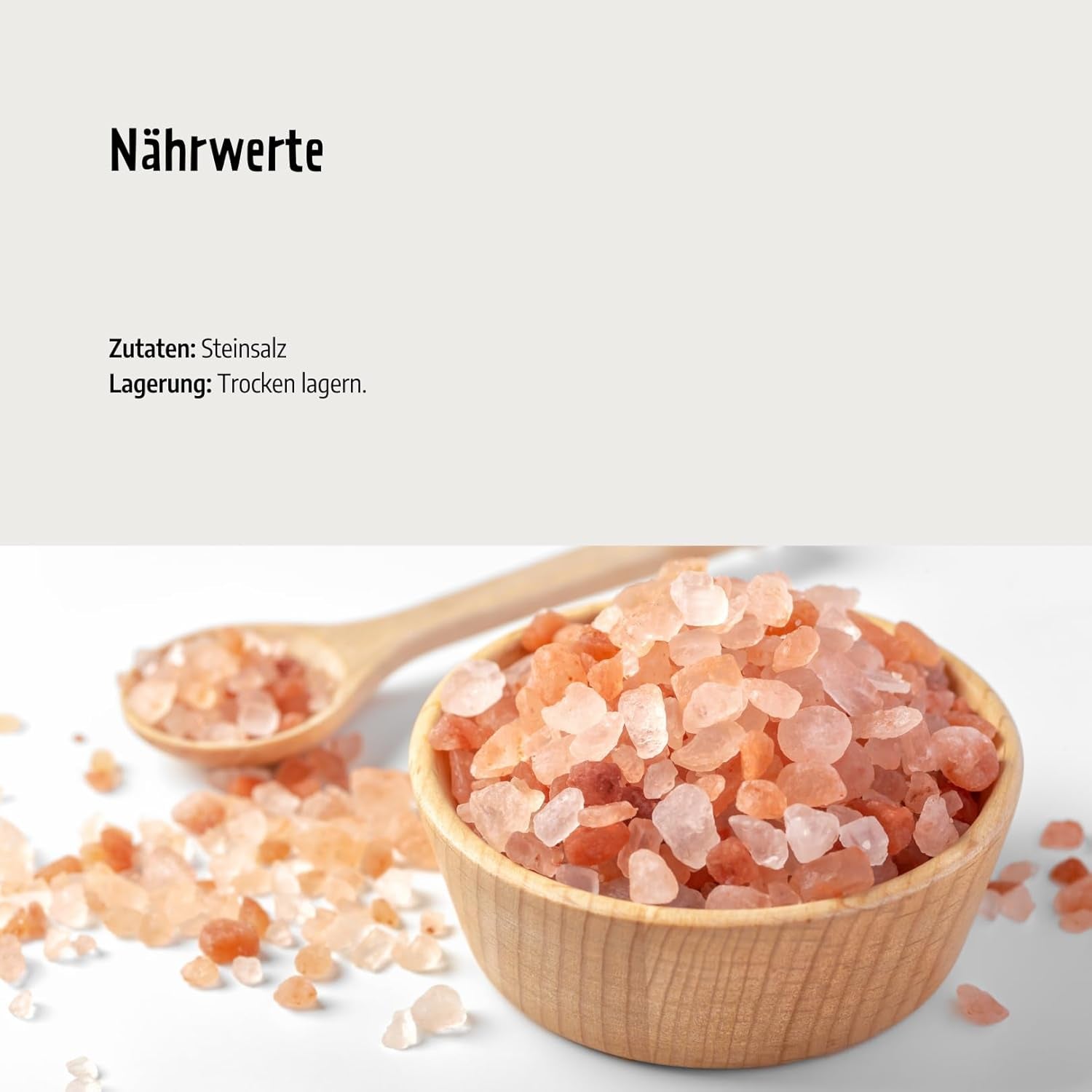 Govinda Kristallsalz - hrubý (1kg) | 250 milionů let alt | Salz aus der Panjab-Region | 100% přírodní krása & ohne Zusätze | Ájurvédské | Vegan | Ideální pro mlýn na sůl