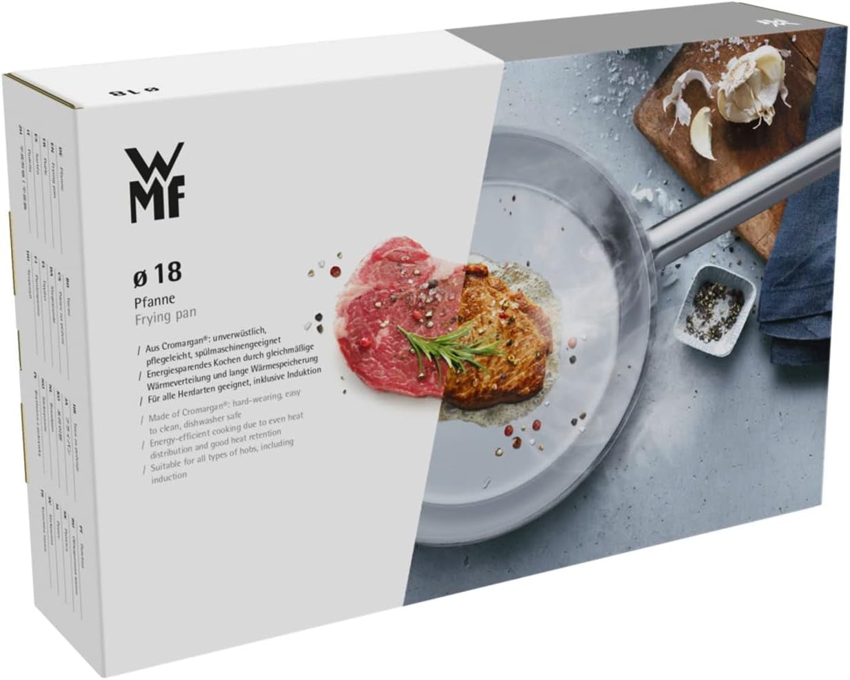 WMF Mini pánev malá 18 cm, leštěná nerezová ocel Cromargan, indukční hrnce a pánve Naty Shop