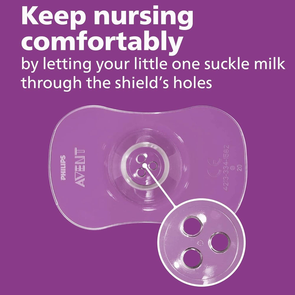 Philips Avent SCF153/03 Ochrana bradavek, S úložným boxem, Střední, 2 kusy Příslušenství Jídlo a kojení Bebe Naty Shop