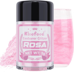 Kicofood, glitter comestibil, 5 grame, diverse culori Glitter Naty Shop Roz