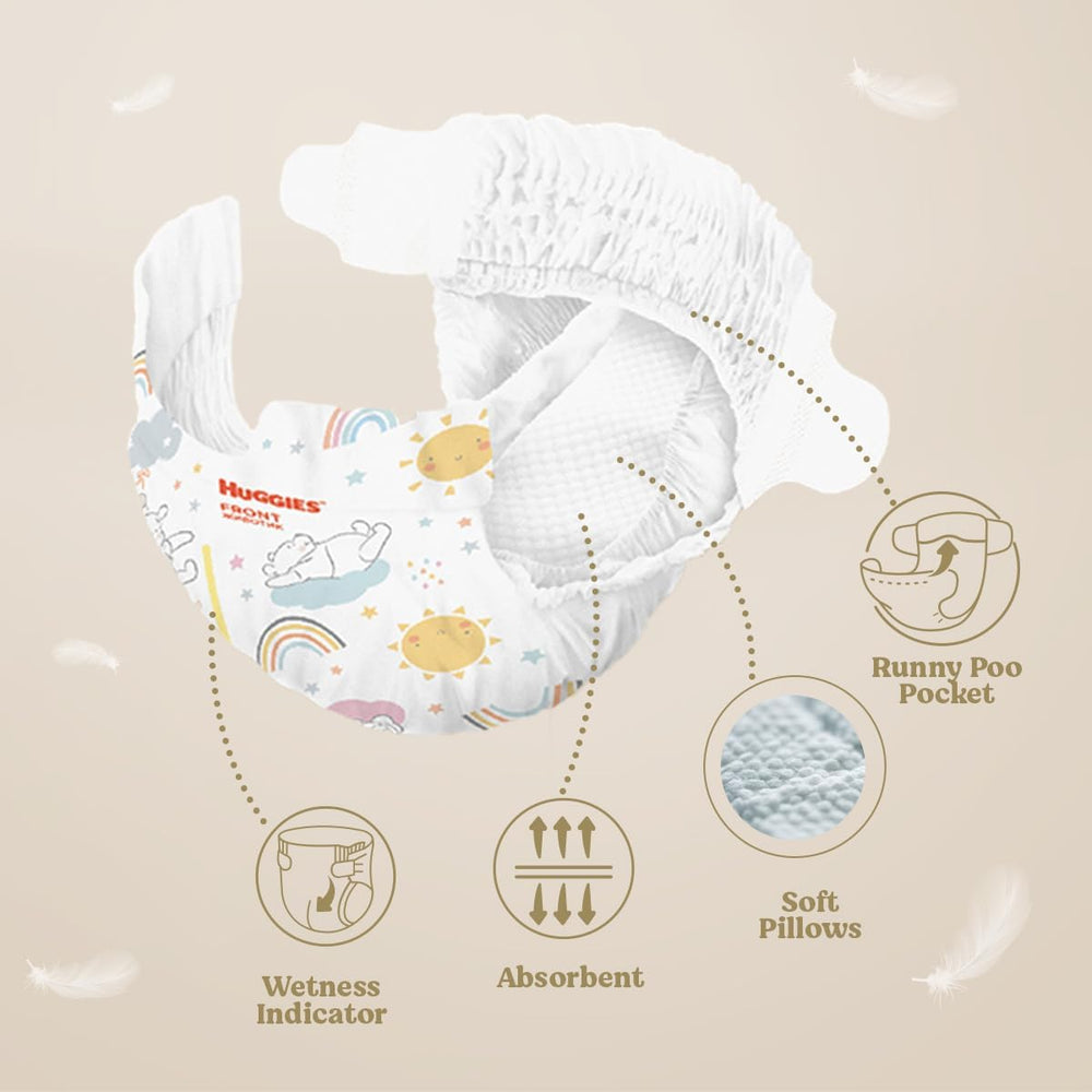 Dětské plenky Huggies Extra Care, velikost 2 (3-6 kg), Super absorpční, Disney Design, hromadné balení, 160