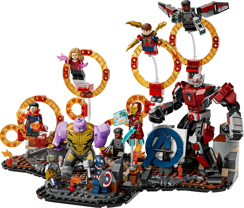 LEGO ǀ Marvel Avengers: Endgame Letzter Showdown - Bauspielzeug s 10 minifigurkami, darunter Captain America, Iron Man, Black Panther & Dr. Strange - Kreatives Geschenk für Jungen und Mädchen 76323