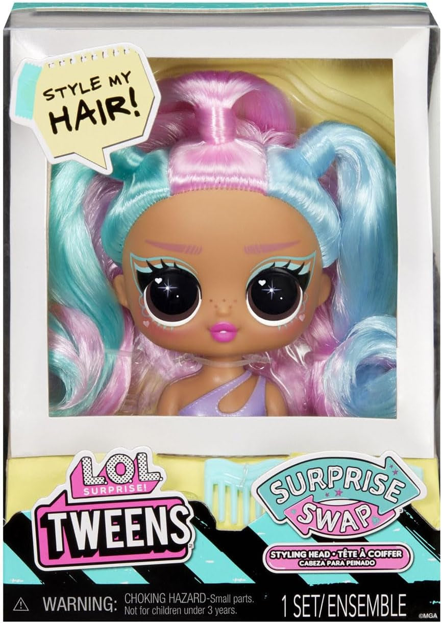 L.O.L. Překvapení! Tweens Surprise Swap Series - Styling-Köpfe mit tollen Haar-Accessoires und wunderschönem Haar - ideální pro Kinder ab 4 Jahren, Mehrfarbig