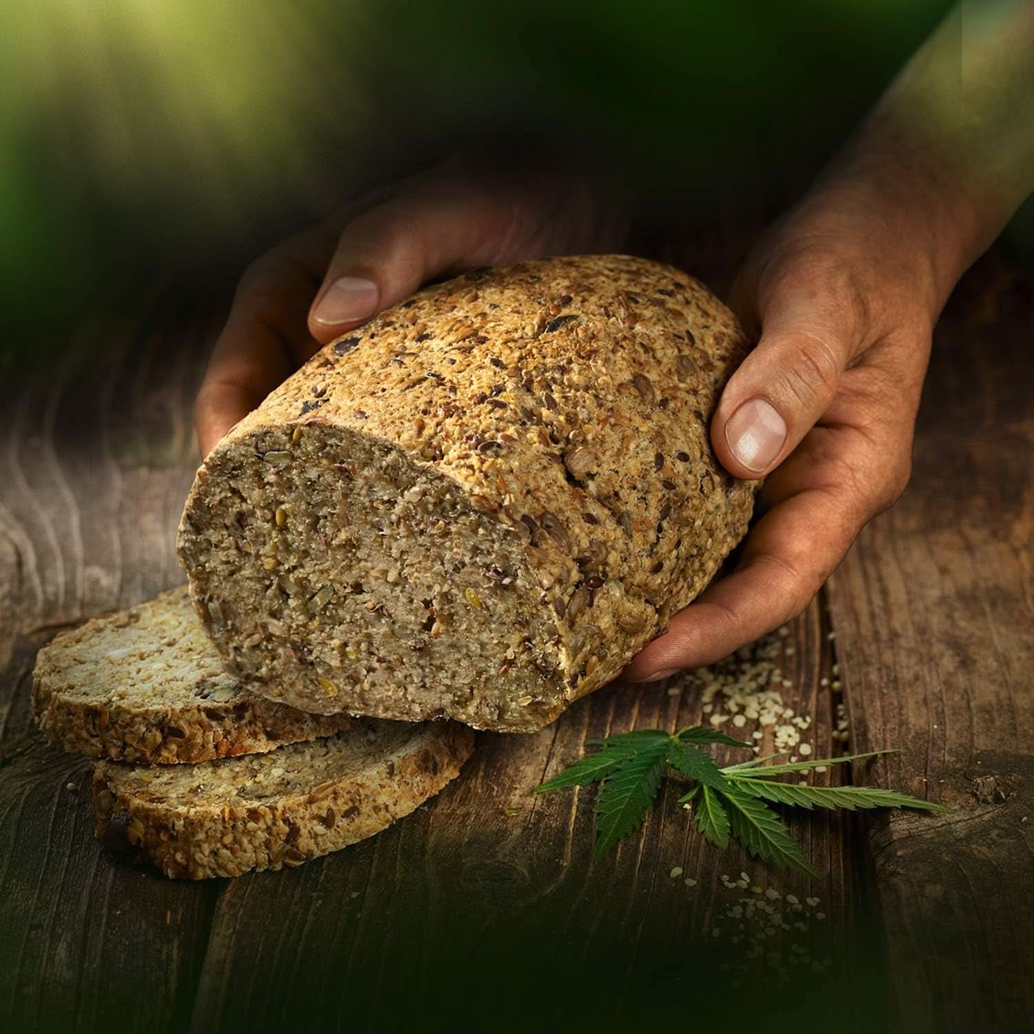 Biozentrale, směs na pečení chleba s konopnými a lněnými semínky, bio, 500 gramů Kitchen Naty Shop
