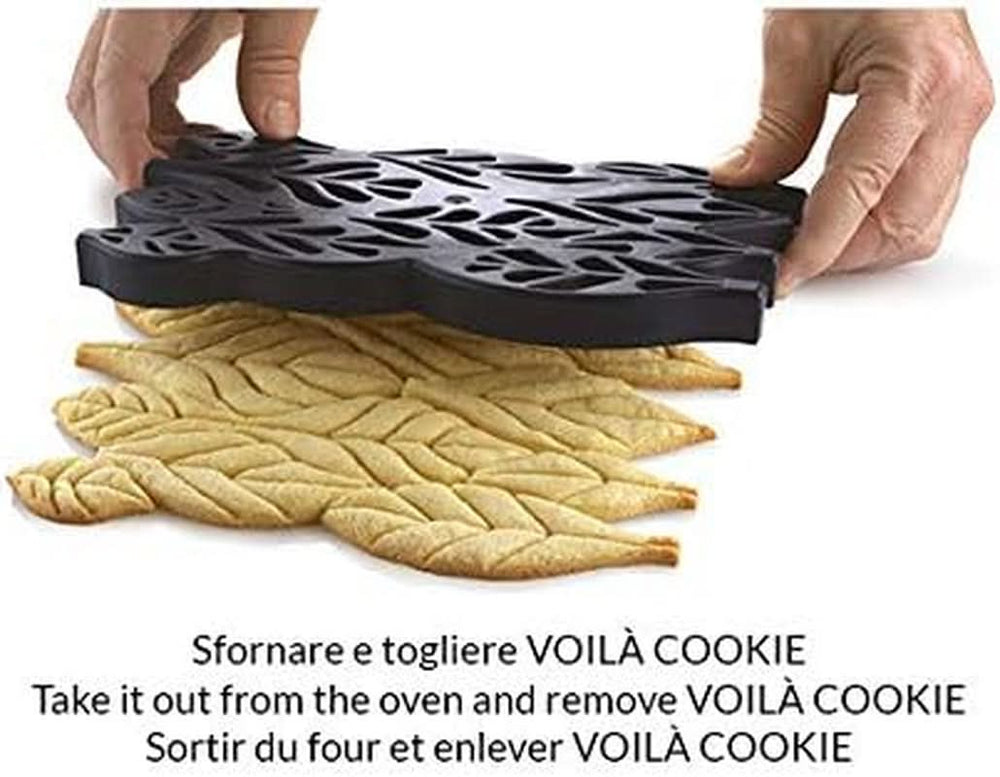 Silikomart, Voila Cookie Listy, 240 mm X 150 mm, výška 20 mm Kuchyň Naty Shop
