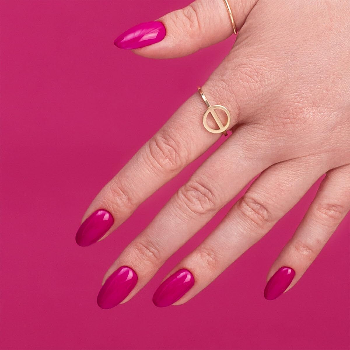 UV lak na nehty Semilac Hybrid 436 Powerful Burgundy 7ml Kolekce Even Better Together