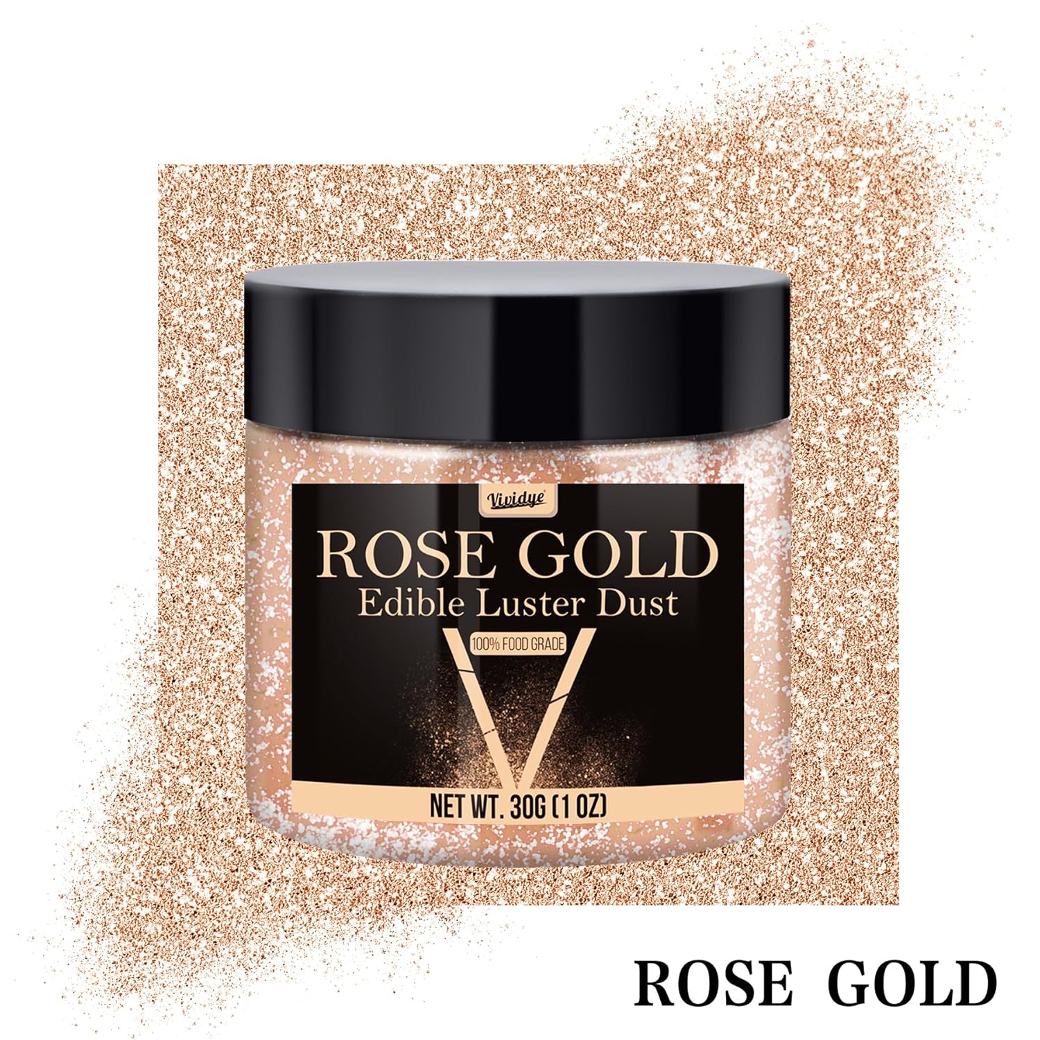 Jedlé třpytky, pudr, různé barvy, 30 gramů Naty Shop