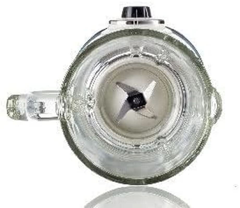 Ariete Vintage 583 Mixer Aus Glas, Retro Multifunktionsmixer Mit 4 Klingen, 4 Geschwindigkeiten + Pulse-Funktion, Ice-Crusher Funktion, 1,5 l Fassungsvermögen, 1000 W, Green Kitchen Naty Shop