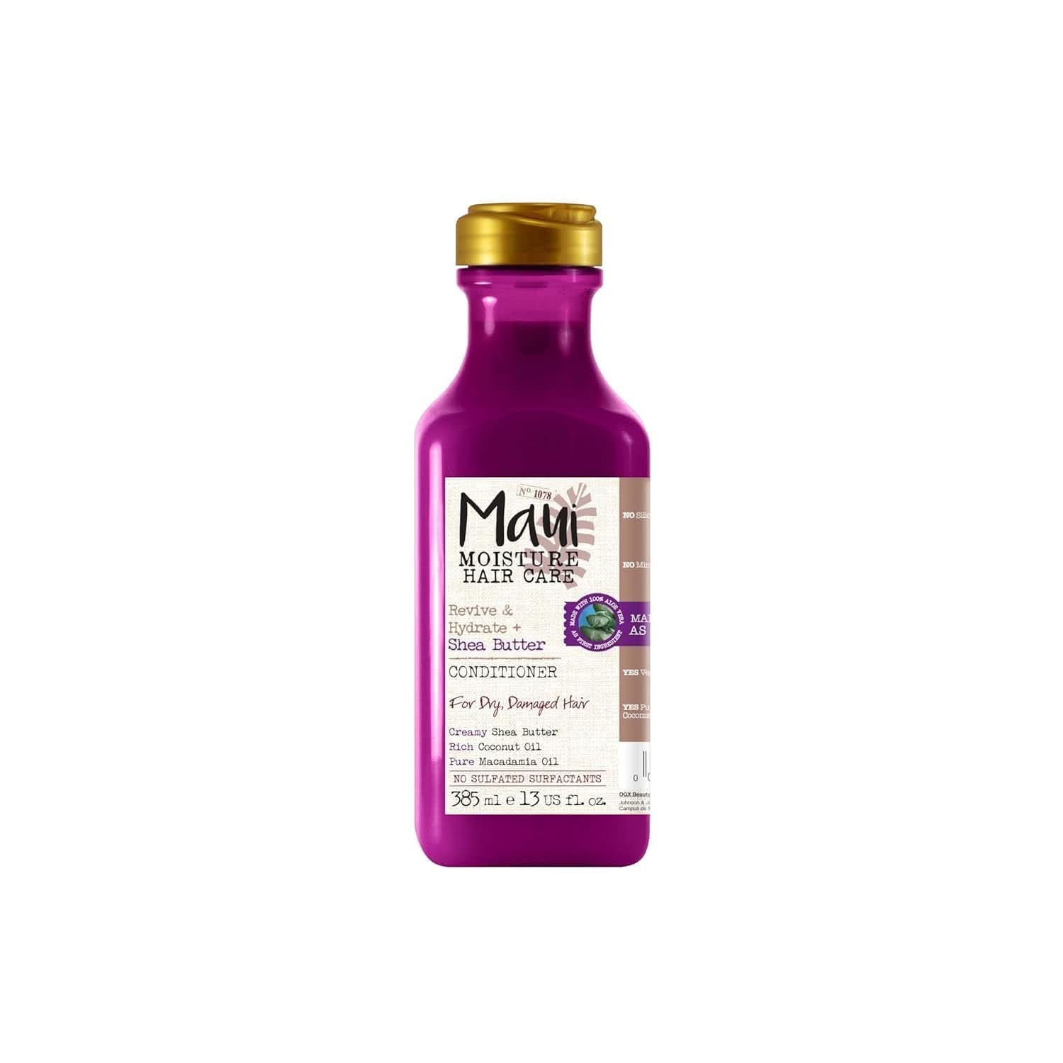 Maui Moisture Revive & Hydrate + bambucké máslo, šampon nebo kondicionér, 385 ml sprchový a koupelový kondicionér Naty Shop