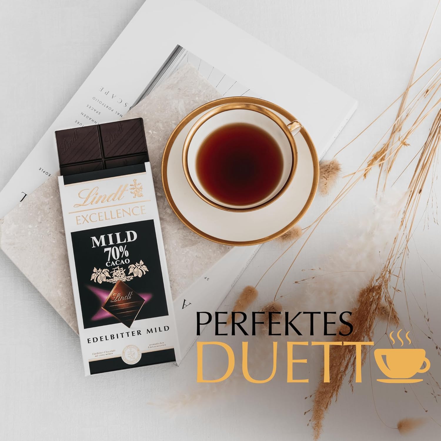 Lindt Excellence 78% kakaová tyčinka - Veganská tyčinka Intensity Cocoa 100g Ideální dárek