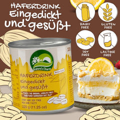 Nature's Charm Veganské kondenzované ovesné mléko – káva a dezerty