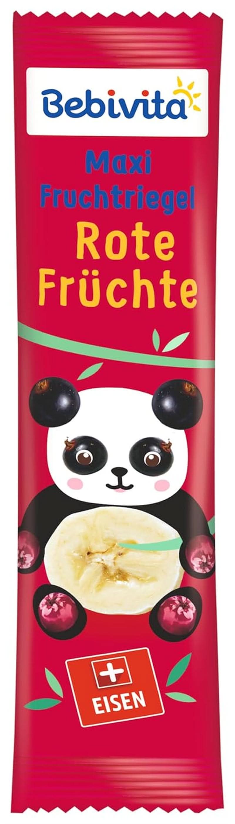 Baton de fructe MAXI BITE ME! Fructe roșii, 16 x 35 grame Mama si Copilul Naty Shop 35 grame Fructe rosii